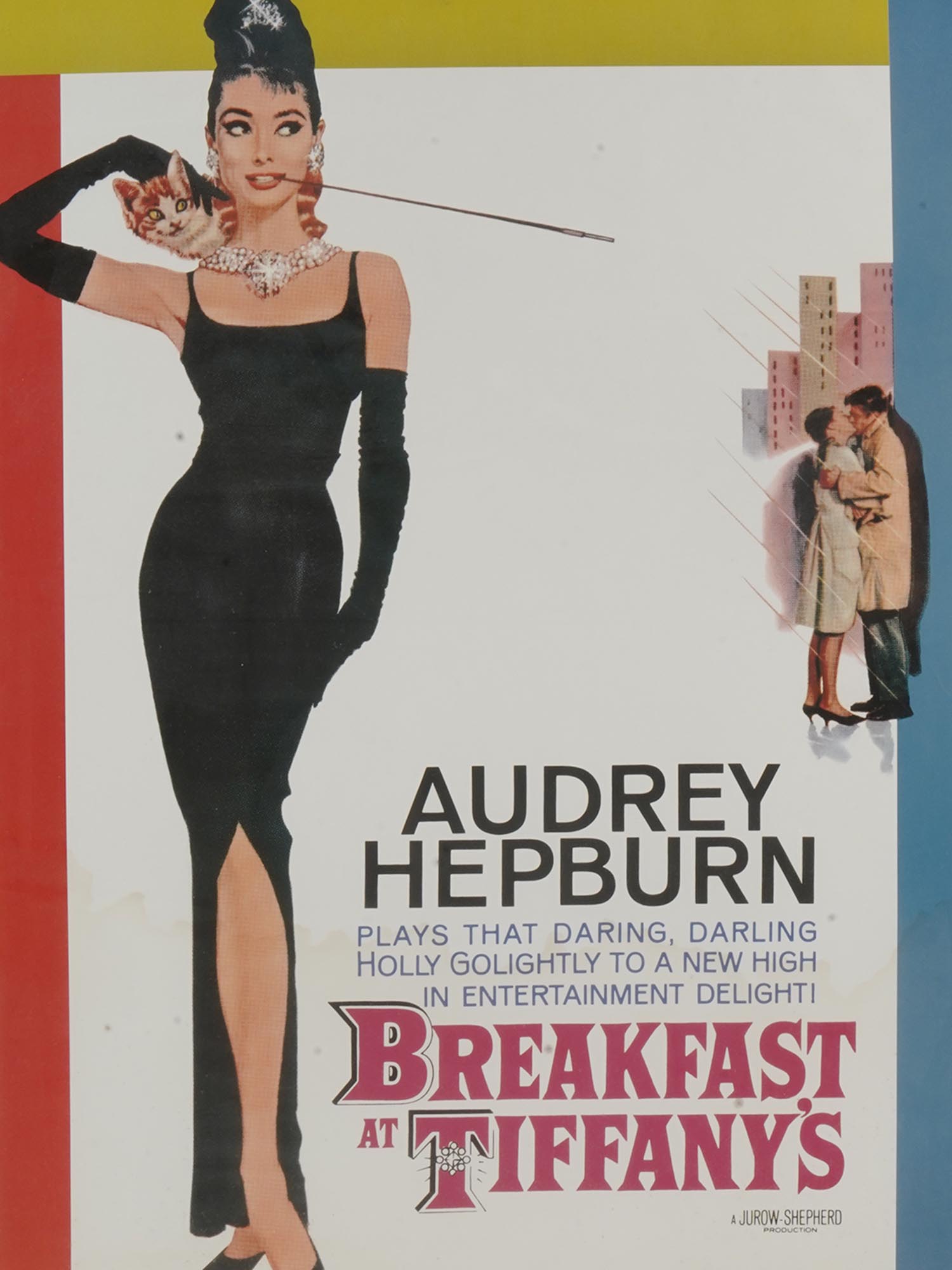 VINTAGE MOVIE POSTER BREAKFAST AT TIFFANY'S 1961 PIC-1